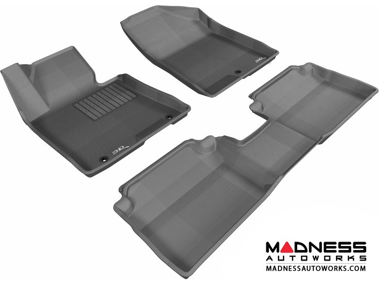 Hyundai Elantra GT Floor Mats (Set of 3) Black by 3D MAXpider